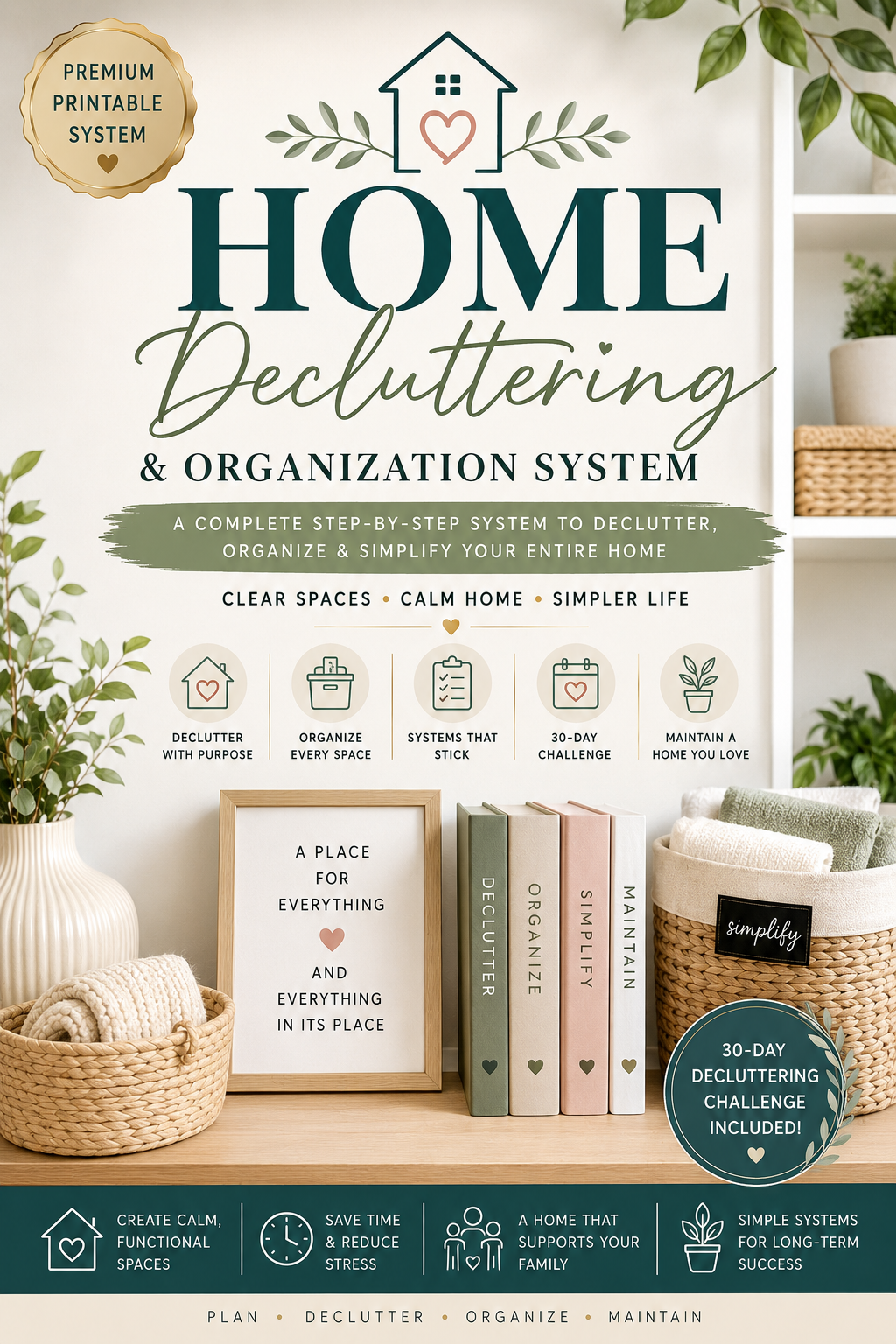 Home Decluttering & Organization System