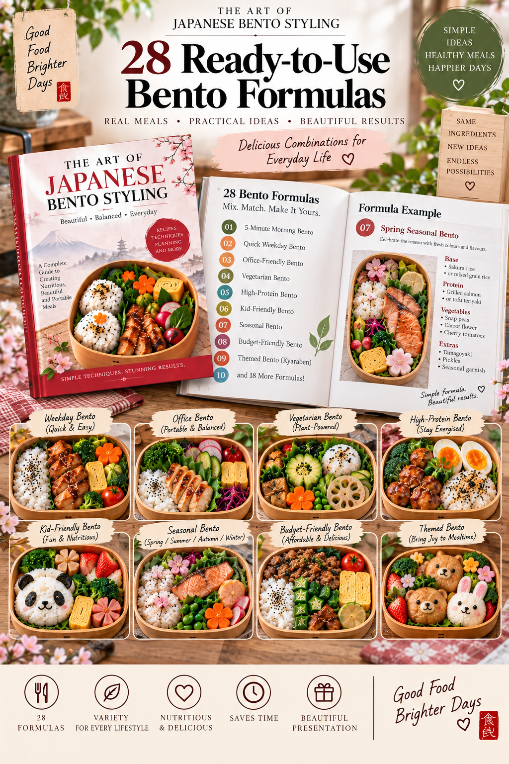 The Art of Japanese Bento Styling — A Complete System for Nutritious, Beautiful Portable Meals