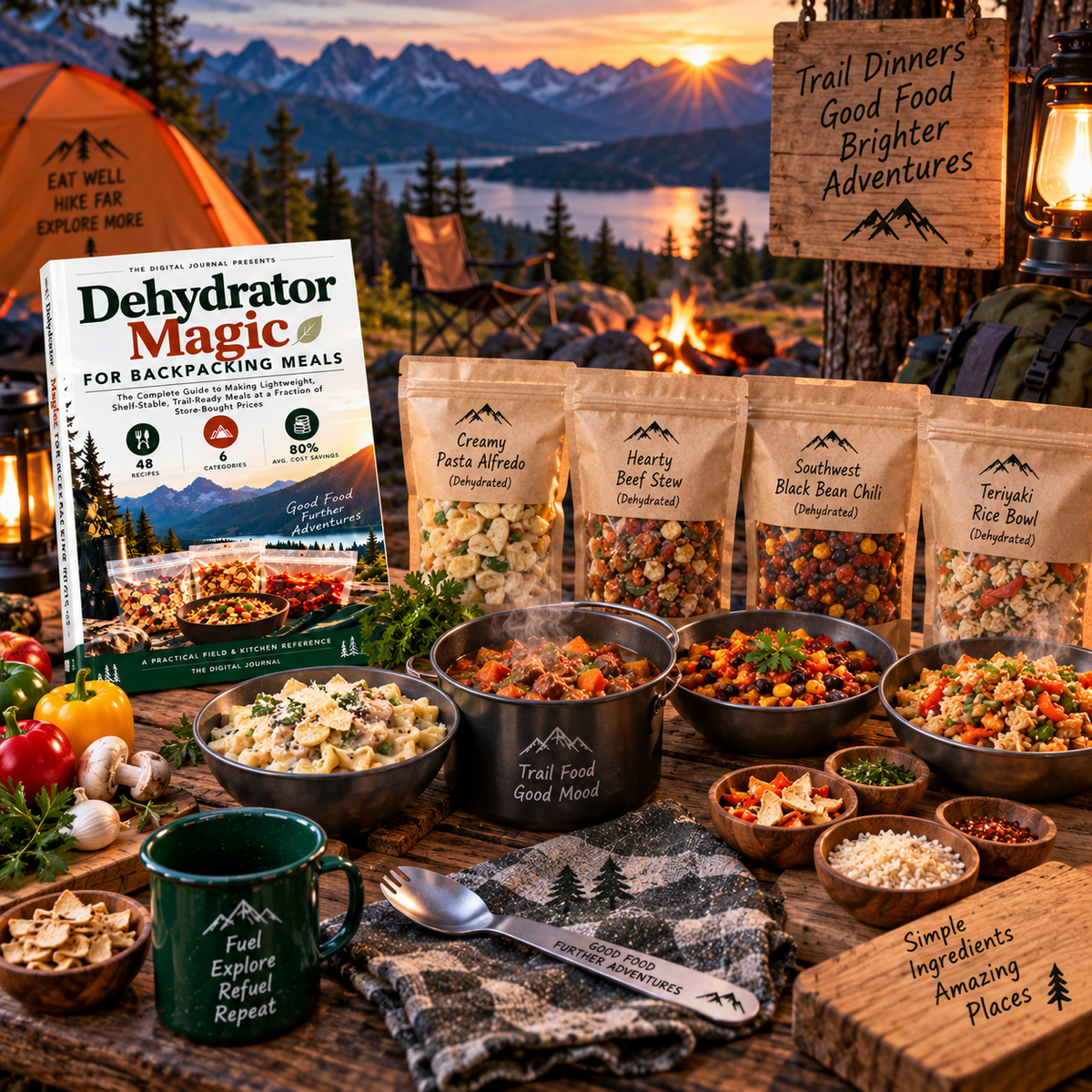 Dehydrator Magic for Backpacking Meals