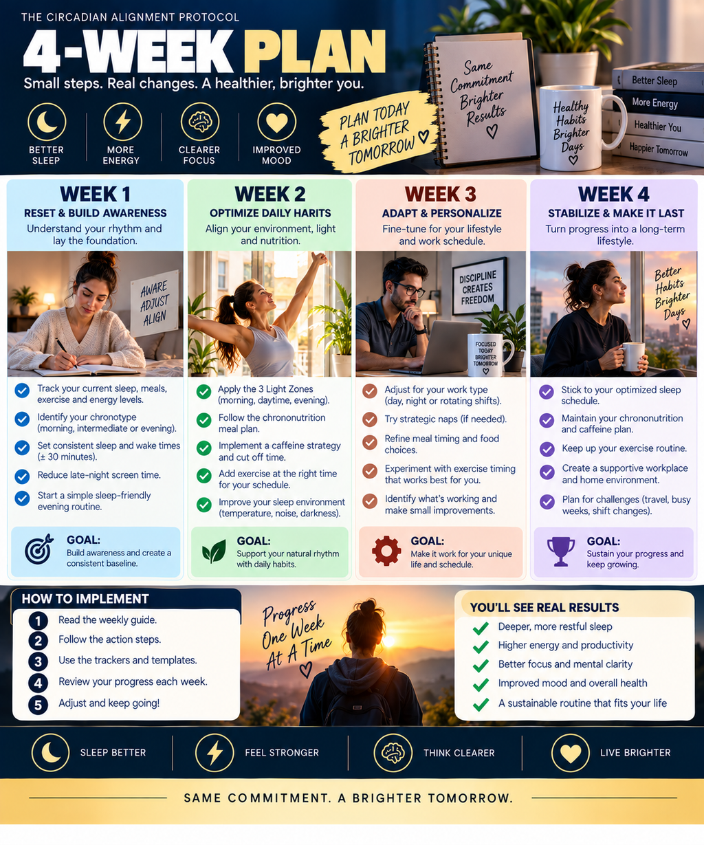 Page 13 from the Circadian Alignment Protocol printable