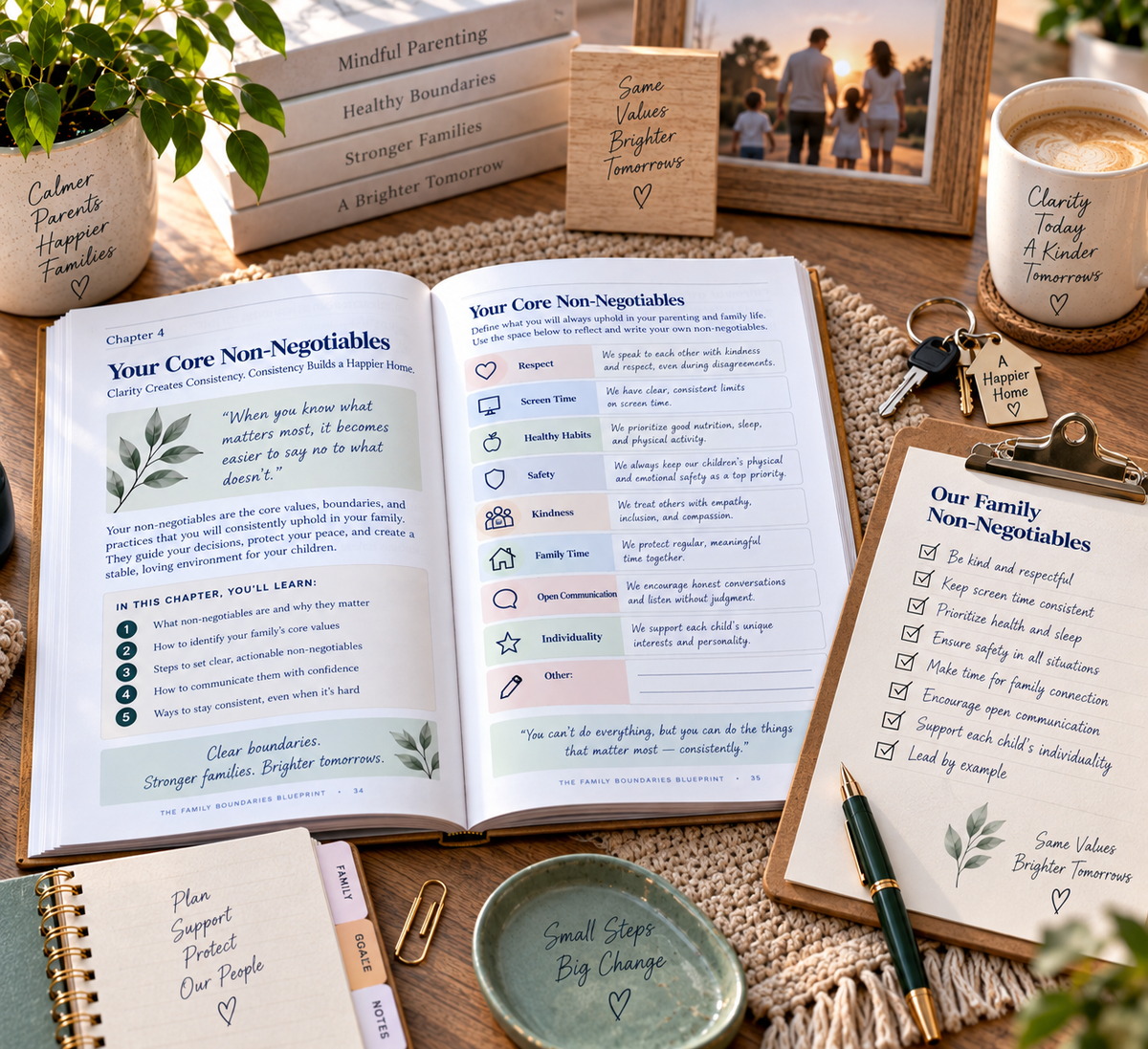 The Family Boundaries Blueprint | Family Communication Workbook | Scripts, Worksheets & Boundary Tools | Digital PDF