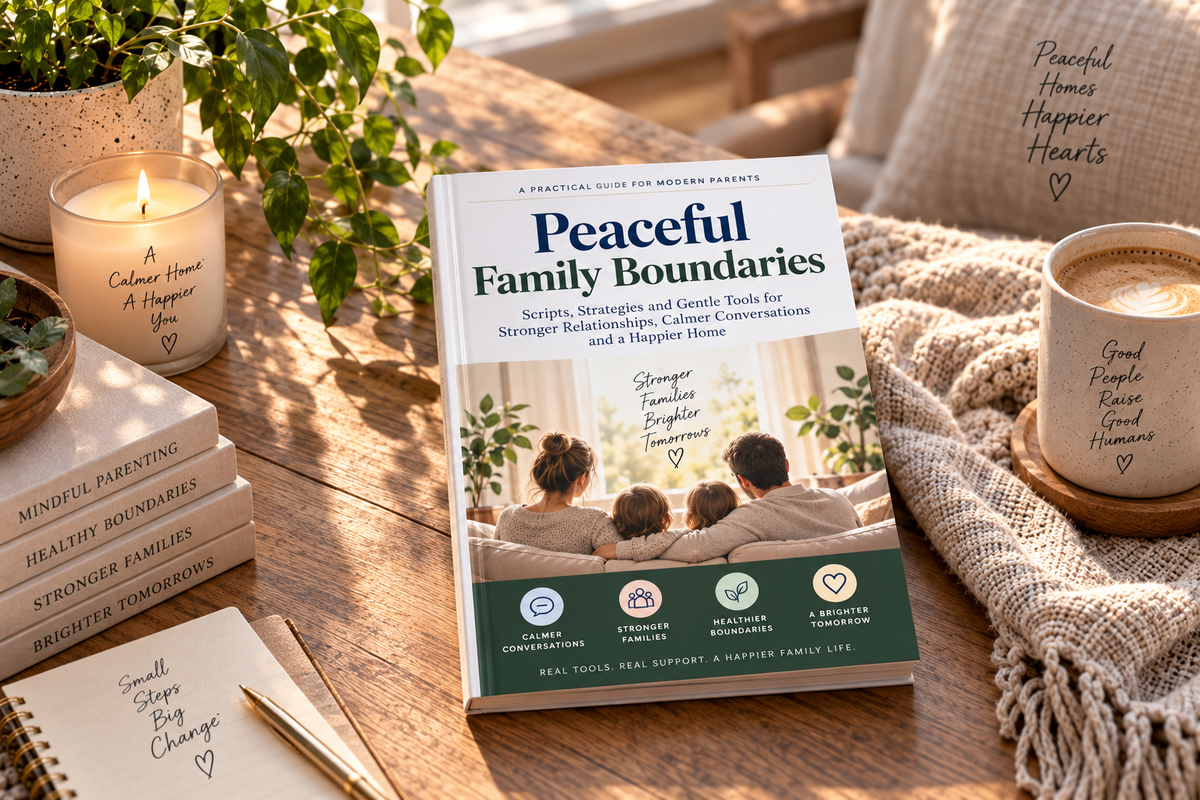 The Family Boundaries Blueprint | Family Communication Workbook | Scripts, Worksheets & Boundary Tools | Digital PDF