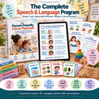 Page 15 from the Home-Based Speech Development Exercises printable