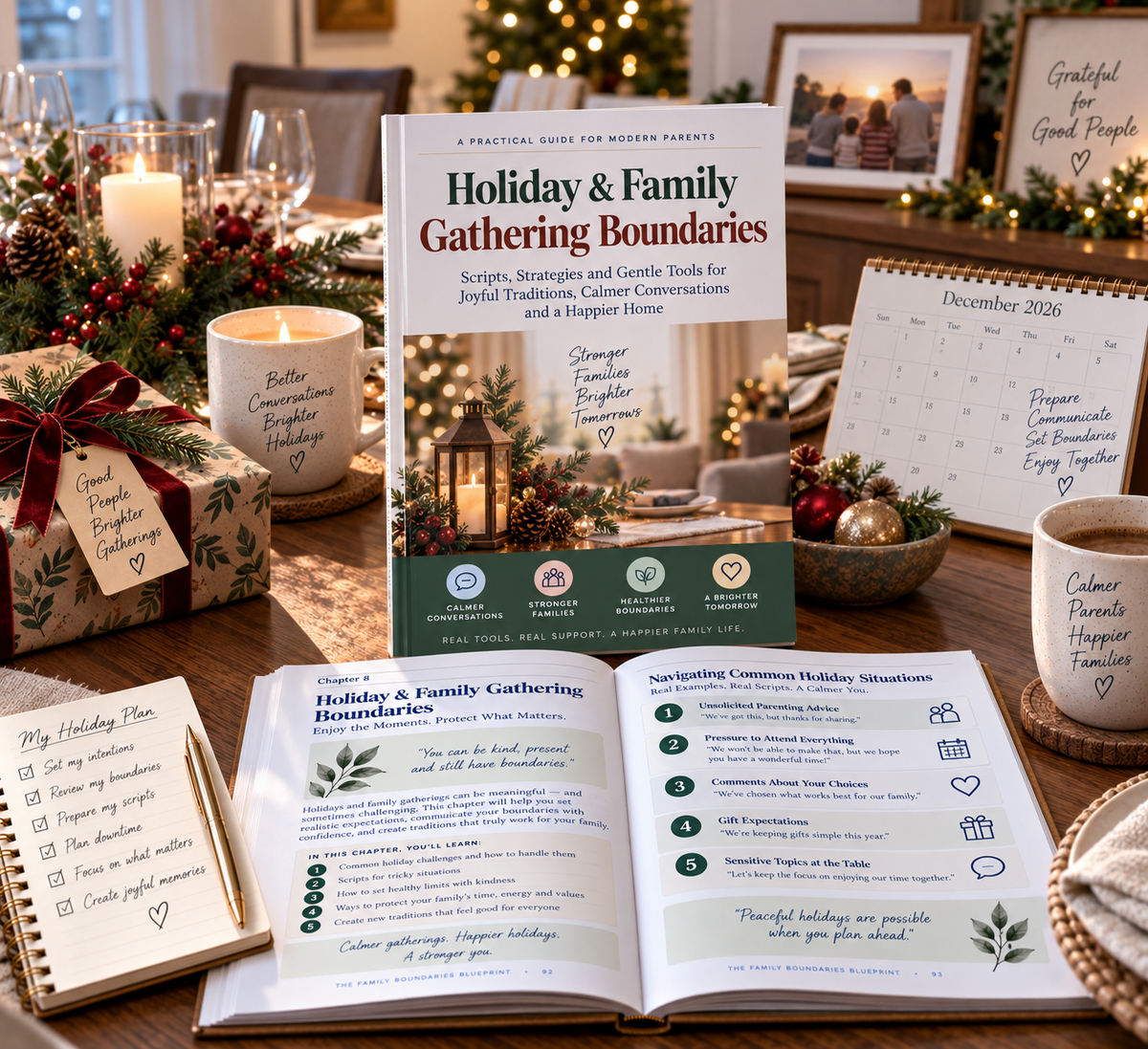 The Family Boundaries Blueprint | Family Communication Workbook | Scripts, Worksheets & Boundary Tools | Digital PDF