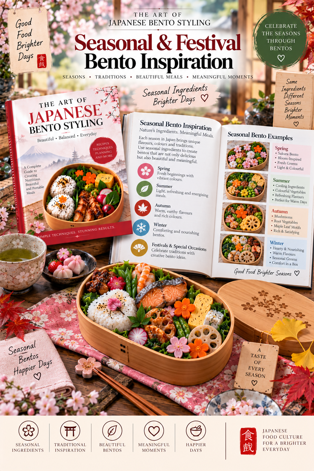 The Art of Japanese Bento Styling — A Complete System for Nutritious, Beautiful Portable Meals