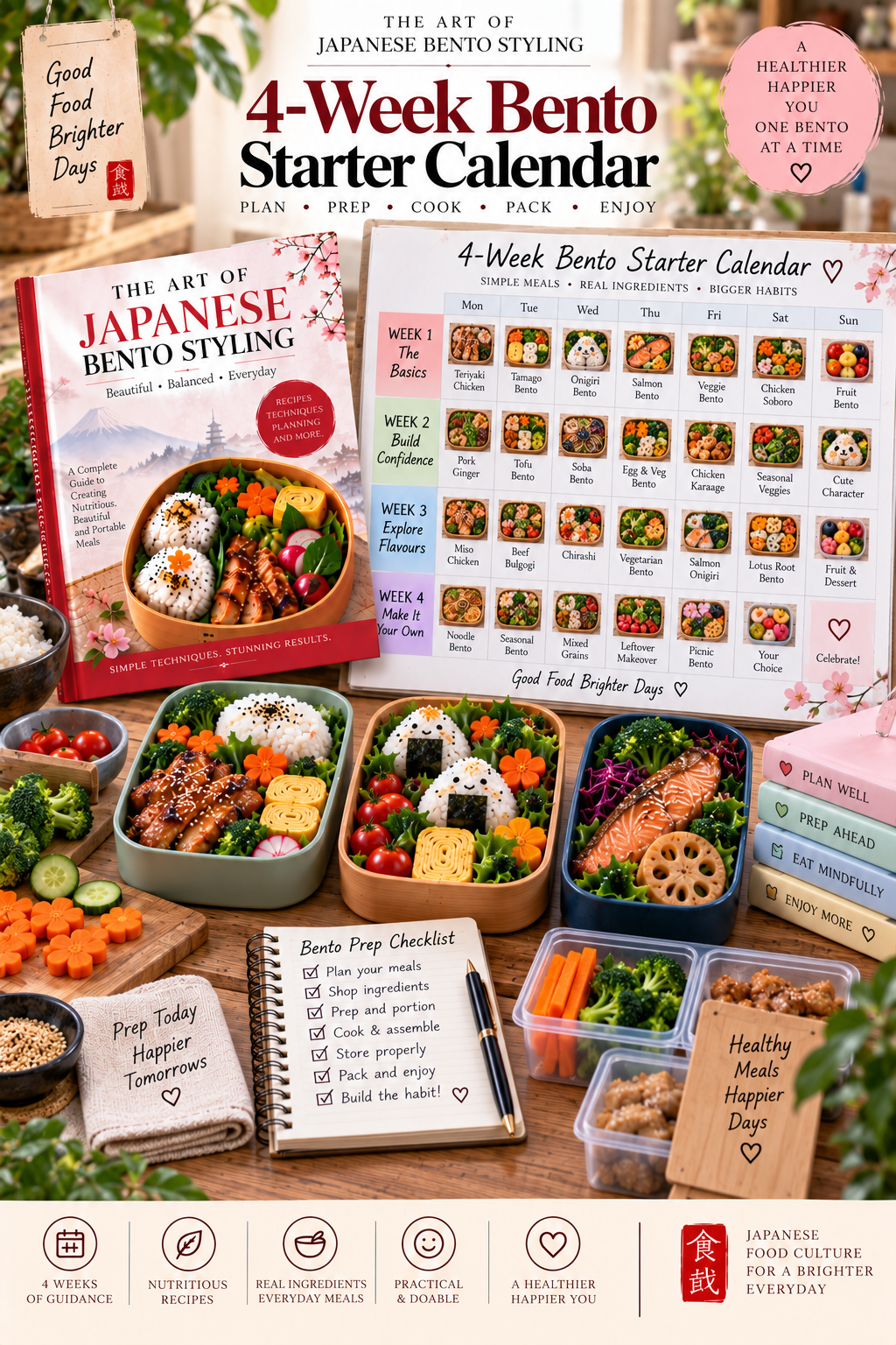 The Art of Japanese Bento Styling — A Complete System for Nutritious, Beautiful Portable Meals