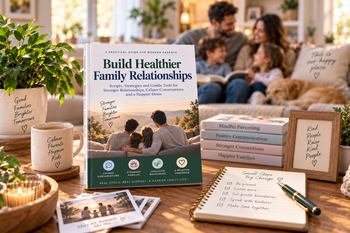 The Family Boundaries Blueprint | Family Communication Workbook | Scripts, Worksheets & Boundary Tools | Digital PDF