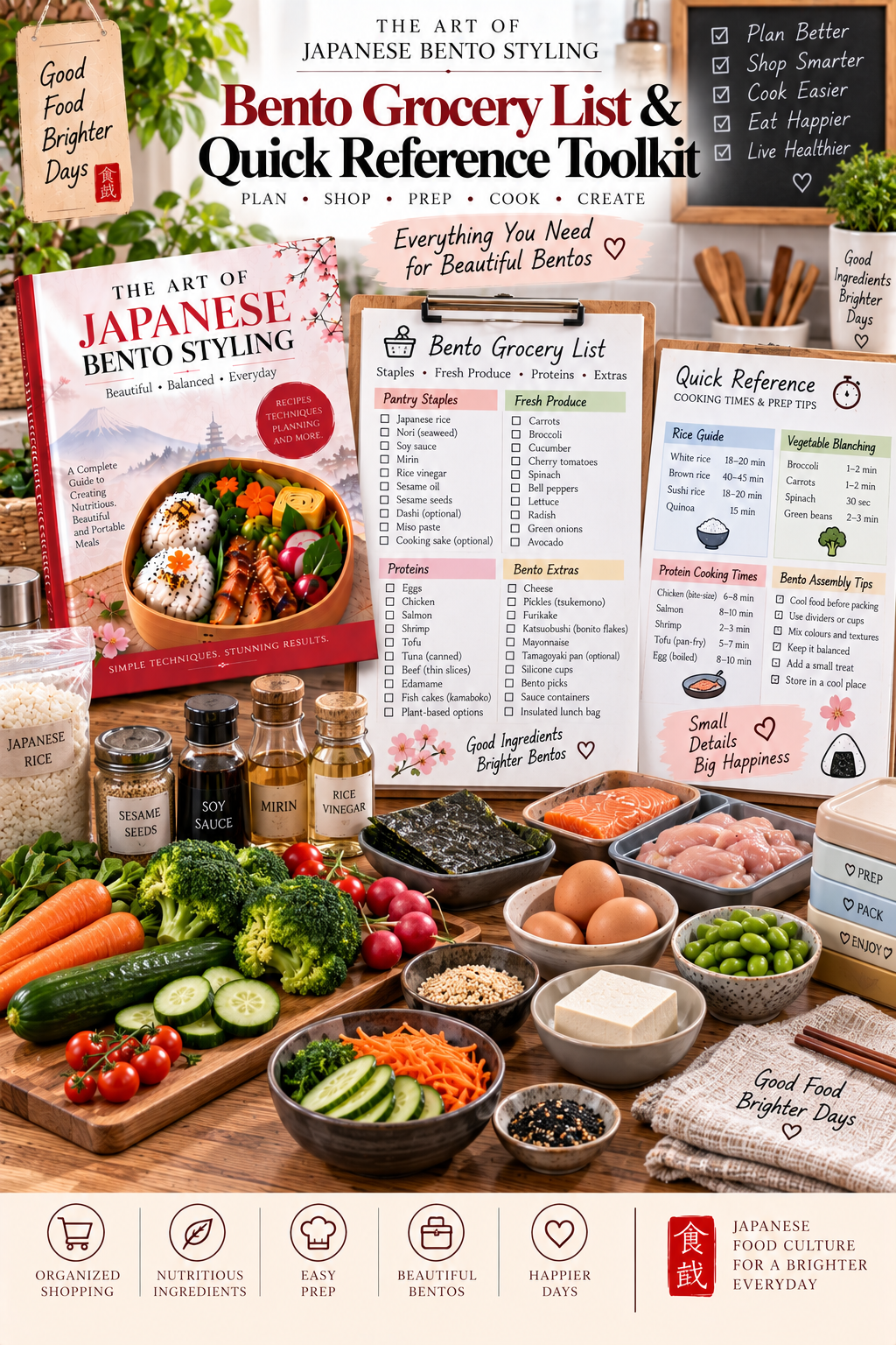 The Art of Japanese Bento Styling — A Complete System for Nutritious, Beautiful Portable Meals