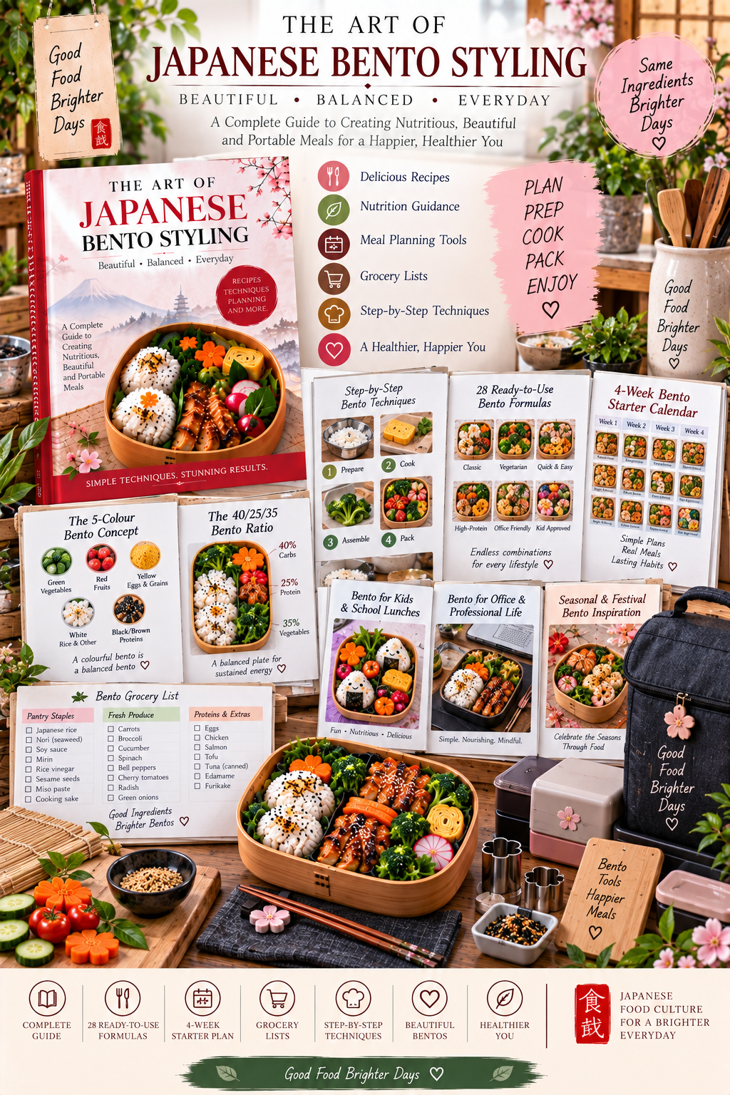 The Art of Japanese Bento Styling — A Complete System for Nutritious, Beautiful Portable Meals