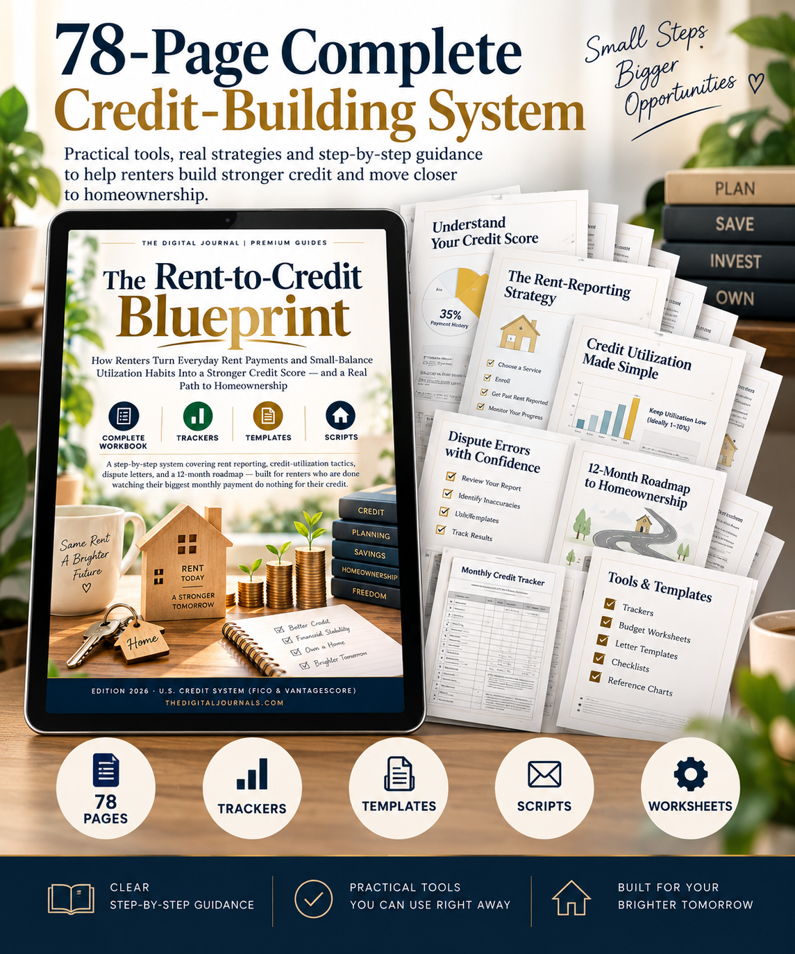 The Rent-to-Credit Blueprint | Renter's Credit-Building Workbook
