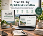 The Digital Minimalism Reset Manual — 30-Day Focus & Digital Wellness Guide