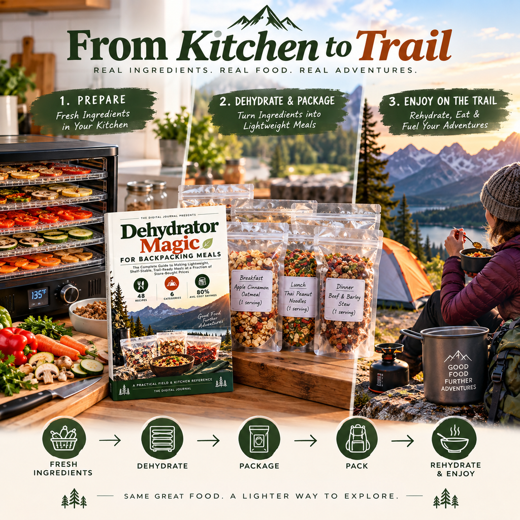 Dehydrator Magic for Backpacking Meals