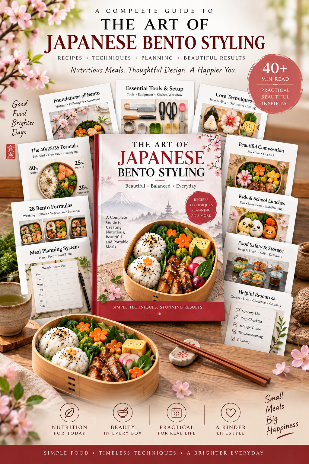 The Art of Japanese Bento Styling — A Complete System for Nutritious, Beautiful Portable Meals