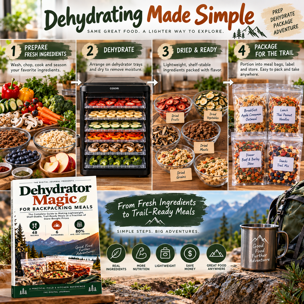 Dehydrator Magic for Backpacking Meals
