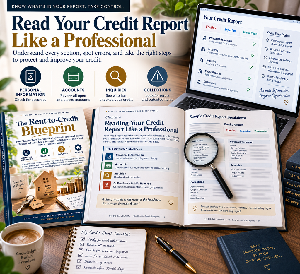 The Rent-to-Credit Blueprint | Renter's Credit-Building Workbook