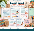 Page 7 from the Home-Based Speech Development Exercises printable