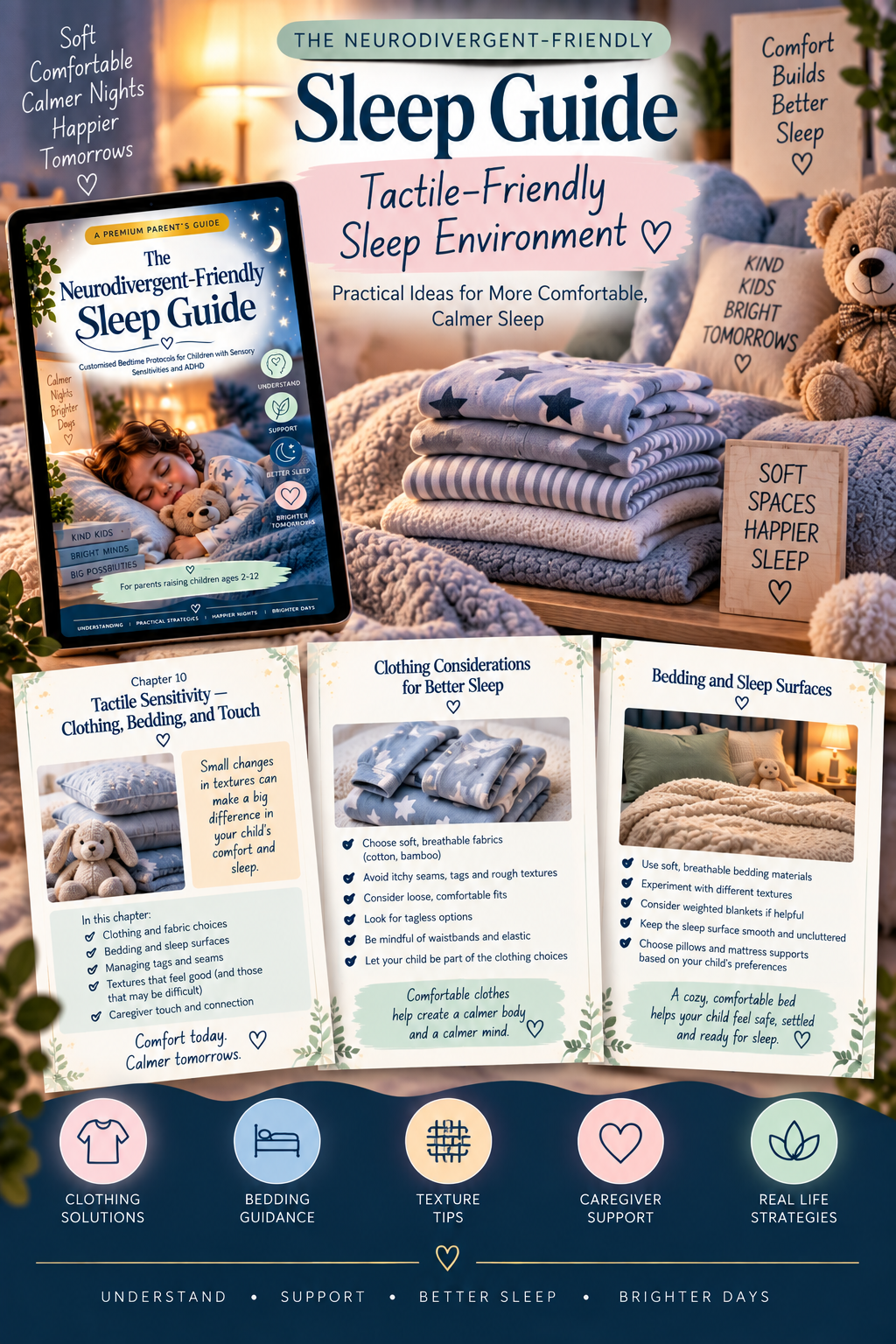 The Neurodivergent-Friendly Sleep Guide — A Premium Parent’s Guide to Better Bedtime Routines for Children Ages 2–12