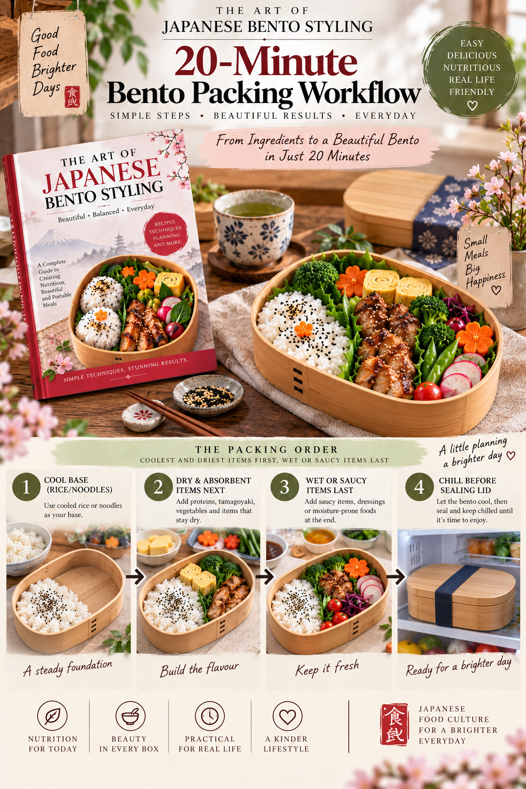 The Art of Japanese Bento Styling — A Complete System for Nutritious, Beautiful Portable Meals