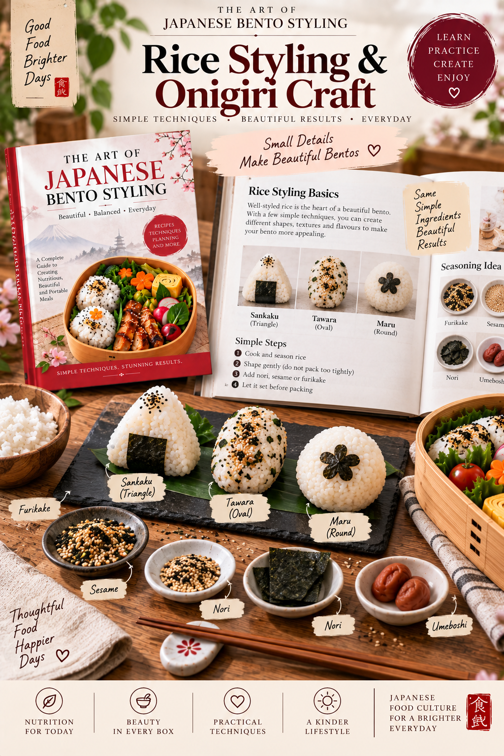 The Art of Japanese Bento Styling — A Complete System for Nutritious, Beautiful Portable Meals