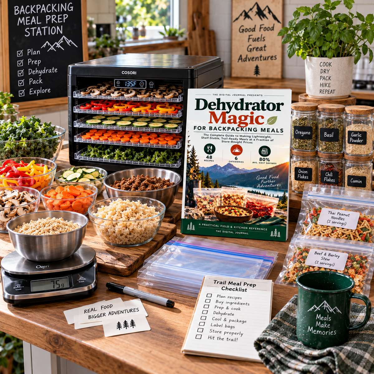 Dehydrator Magic for Backpacking Meals
