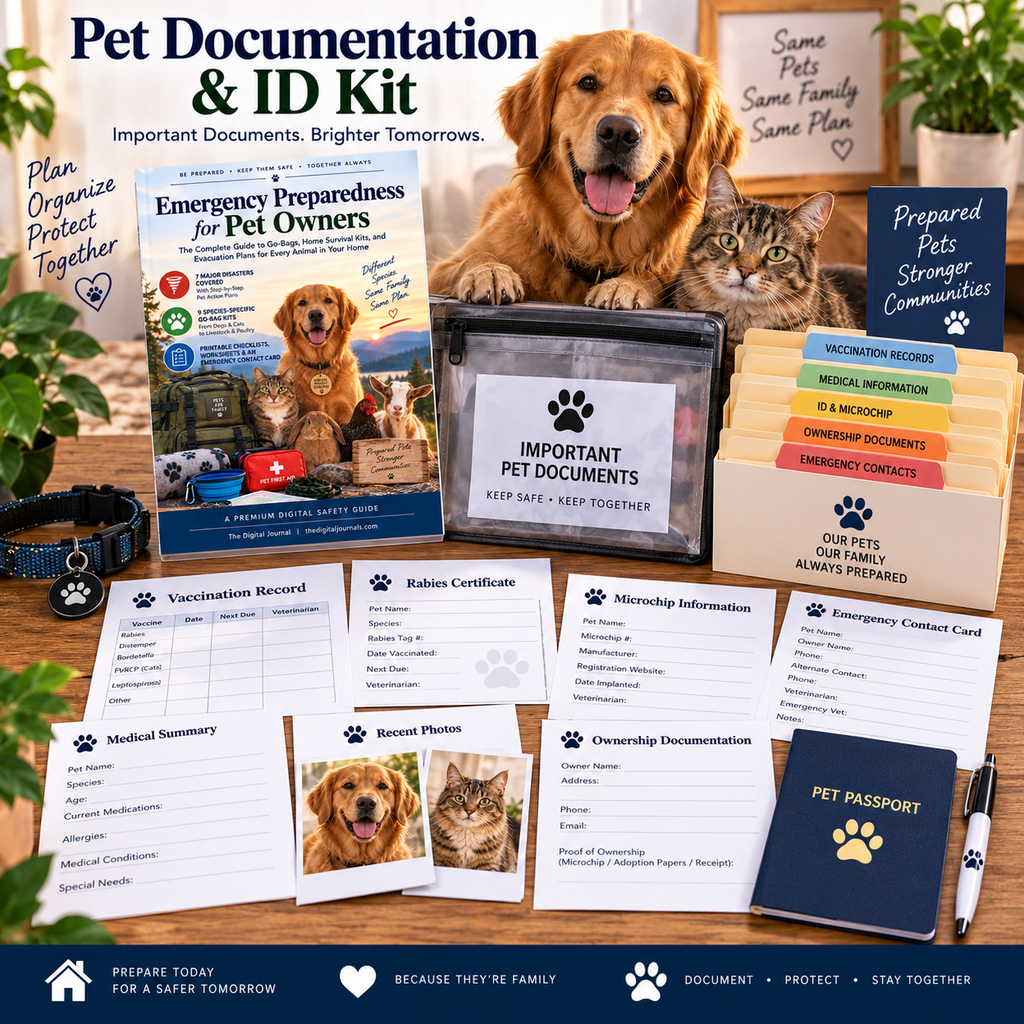 Pet Emergency Preparedness Guide
