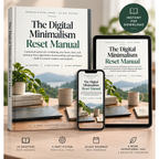 Cover image for the Digital Minimalism Reset Manual printable