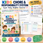 Preview page from the Kids Chore & Responsibility System printable