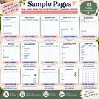 Preview page from The Ultimate Family Command Center printable