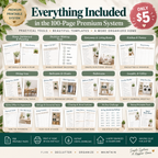 Preview page from the Home Decluttering & Organization System printable