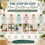 Preview page from the Home Decluttering & Organization System printable
