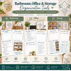 Preview page from the Home Decluttering & Organization System printable