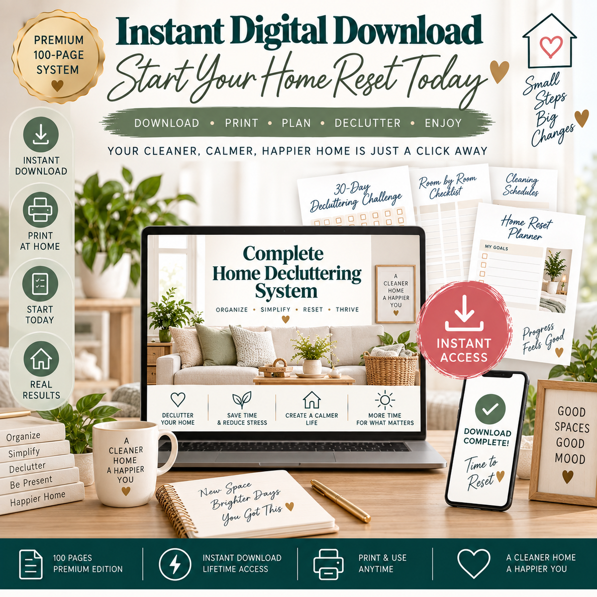 Home Decluttering & Organization System